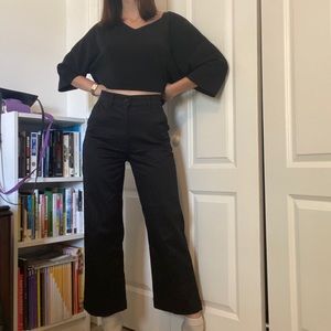 High waisted wide leg pants from Kotn